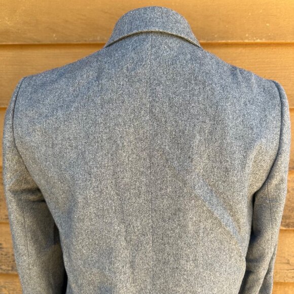Vintage John Meyer Wool Grey Business Blazer Woman’s Size 12 - Picture 8 of 9